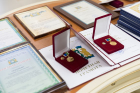 Церемония награждения.